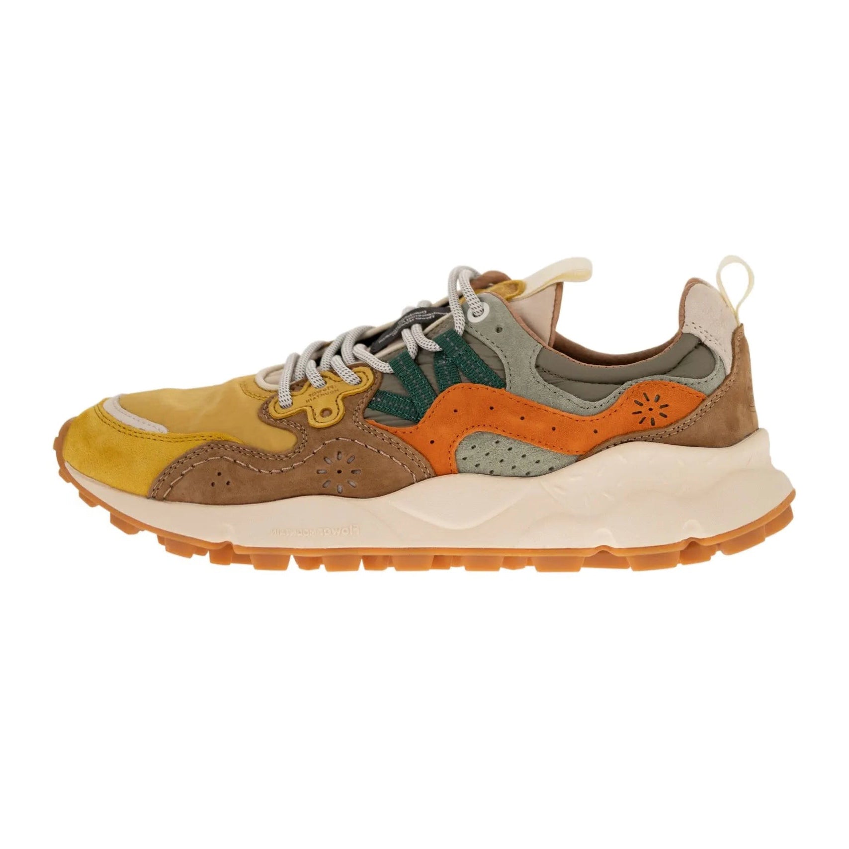 Yamano 3 Trainers - Orange/Military