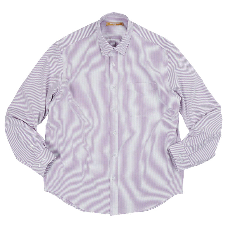 OG Stripe Oversized Shirt - Purple