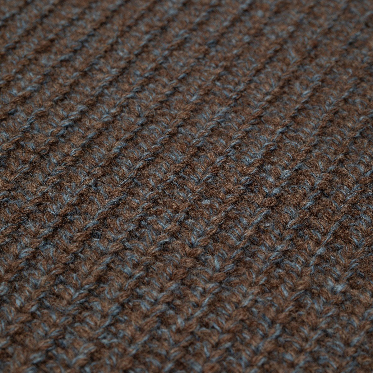 August Chunky Crew Neck Knit - Brown