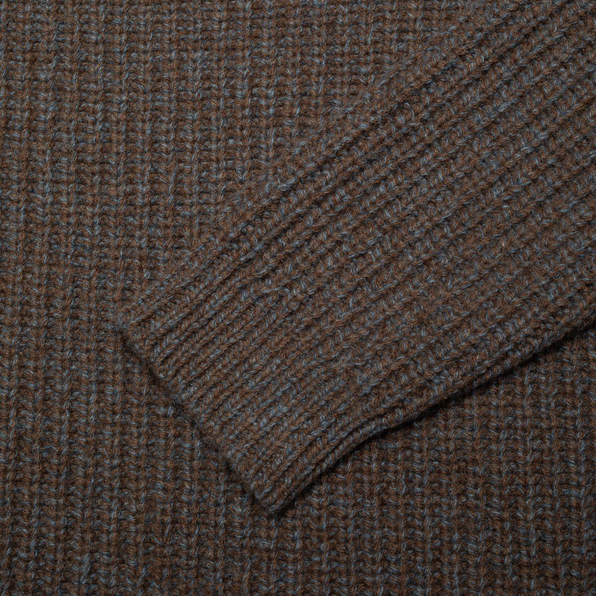 August Chunky Crew Neck Knit - Brown