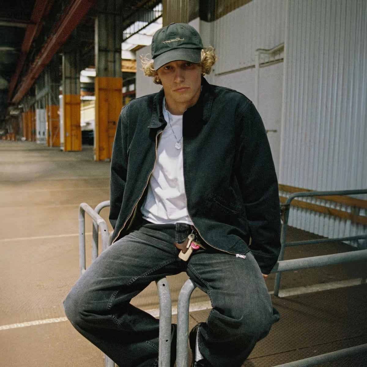 Blake Zip Jacket - Black Canvas