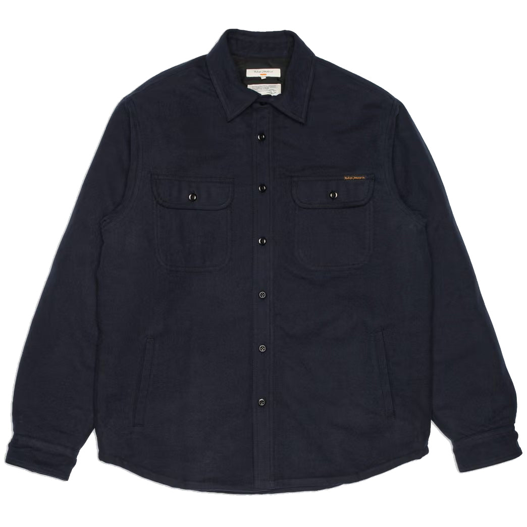 Glenn Padded Shirt - Flannel Blueberry