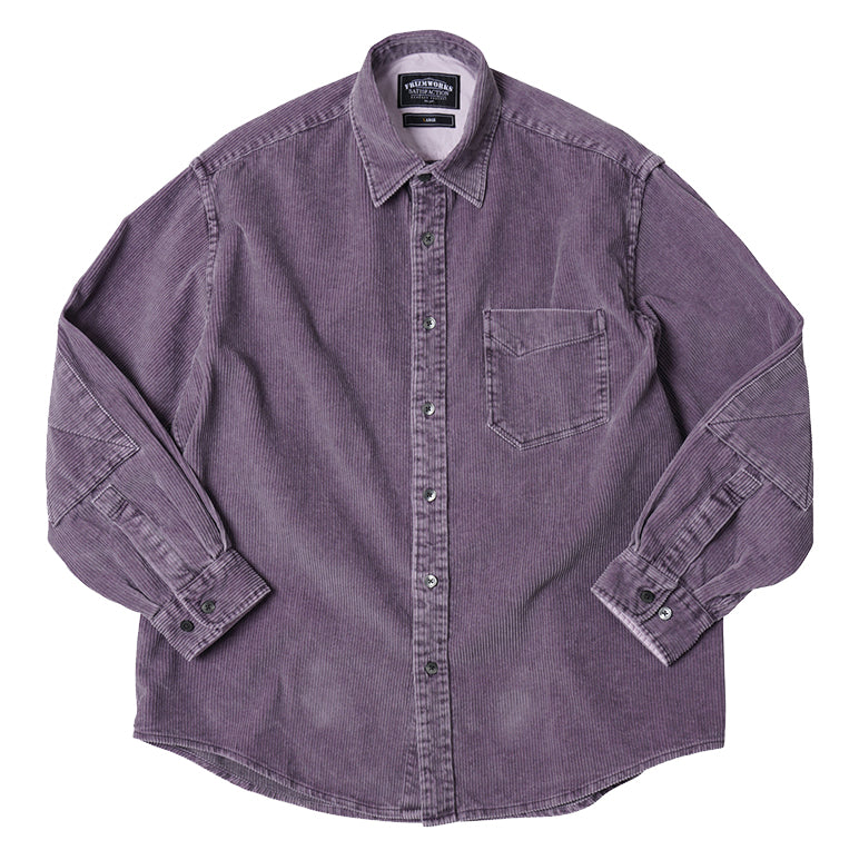 Pigment 8W Corduroy Shirt 002 - Purple