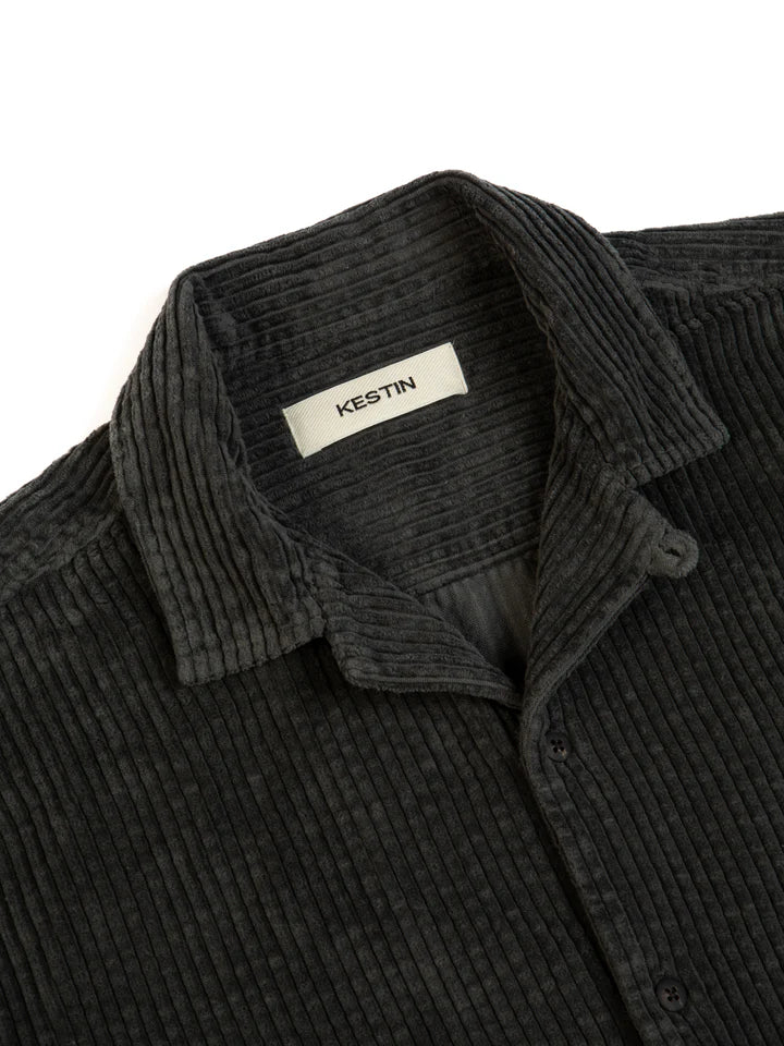 Tain Overshirt - Charcoal Jumbo Cord