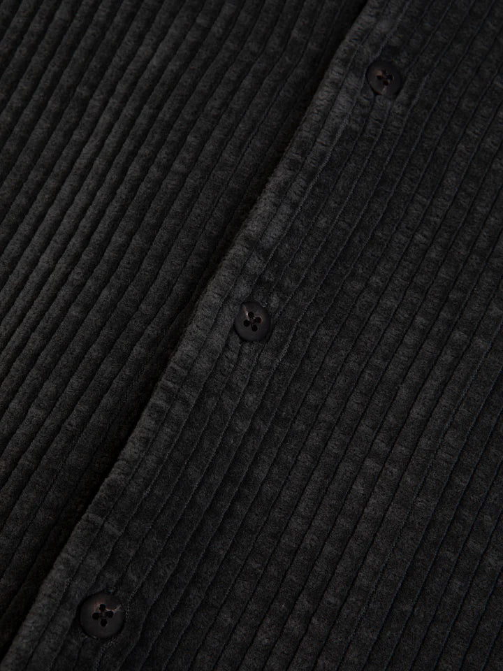 Tain Overshirt - Charcoal Jumbo Cord