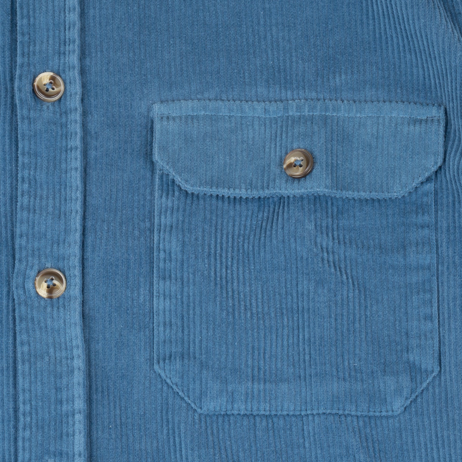 Heritage Cord Overshirt - Winter Blue