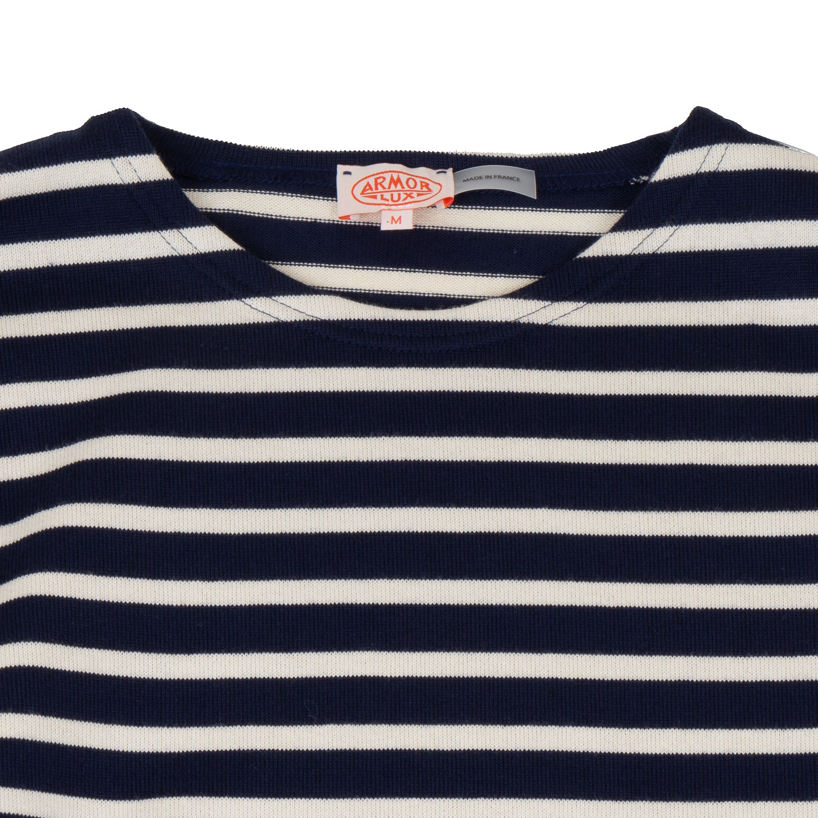 Breton LS Heavyweight T-Shirt - Marine/Nature