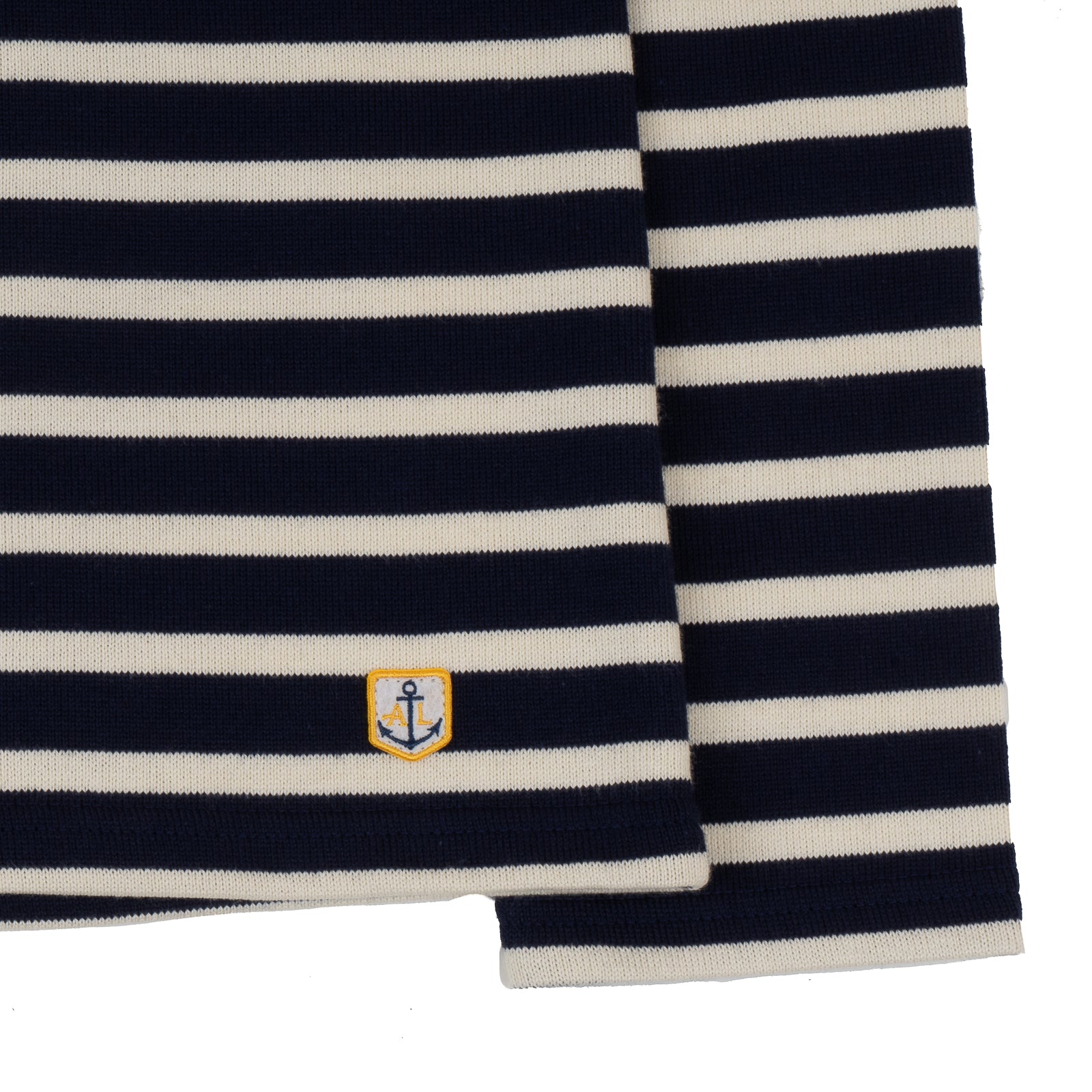 Breton LS Heavyweight T-Shirt - Marine/Nature