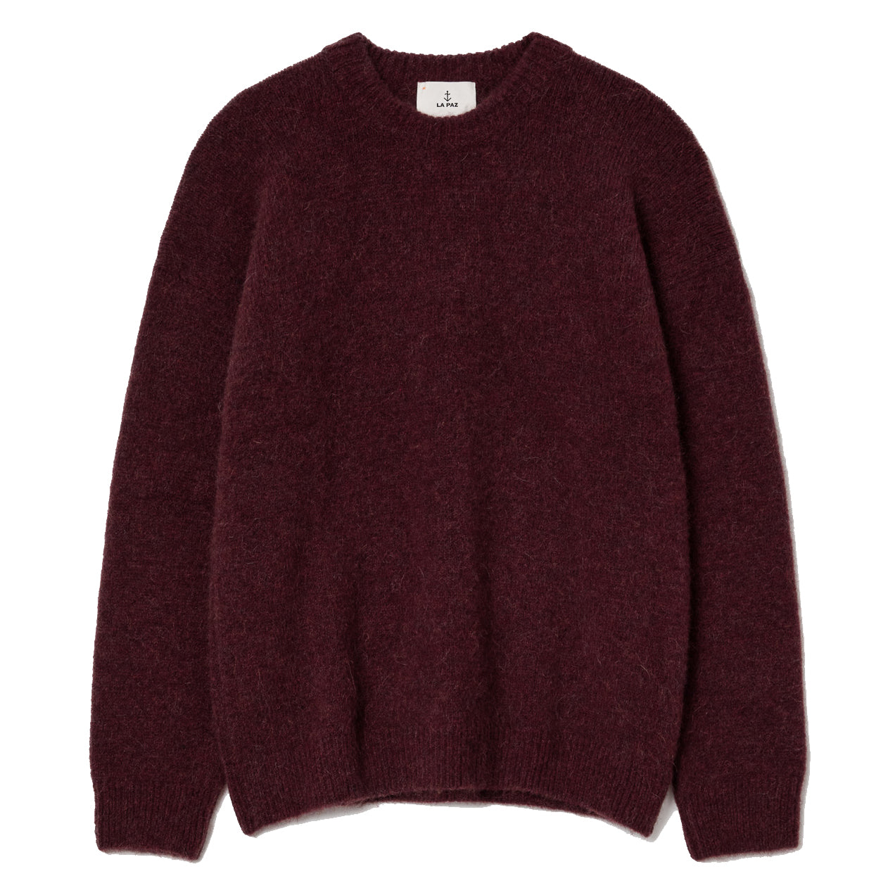 Delgado Crew Neck Jumper - Marsala