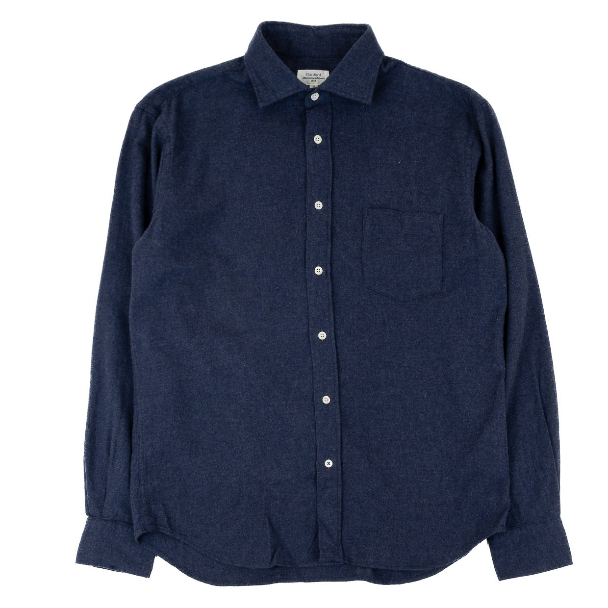 Paul Shirt 11014 - Navy Flannel (#01)