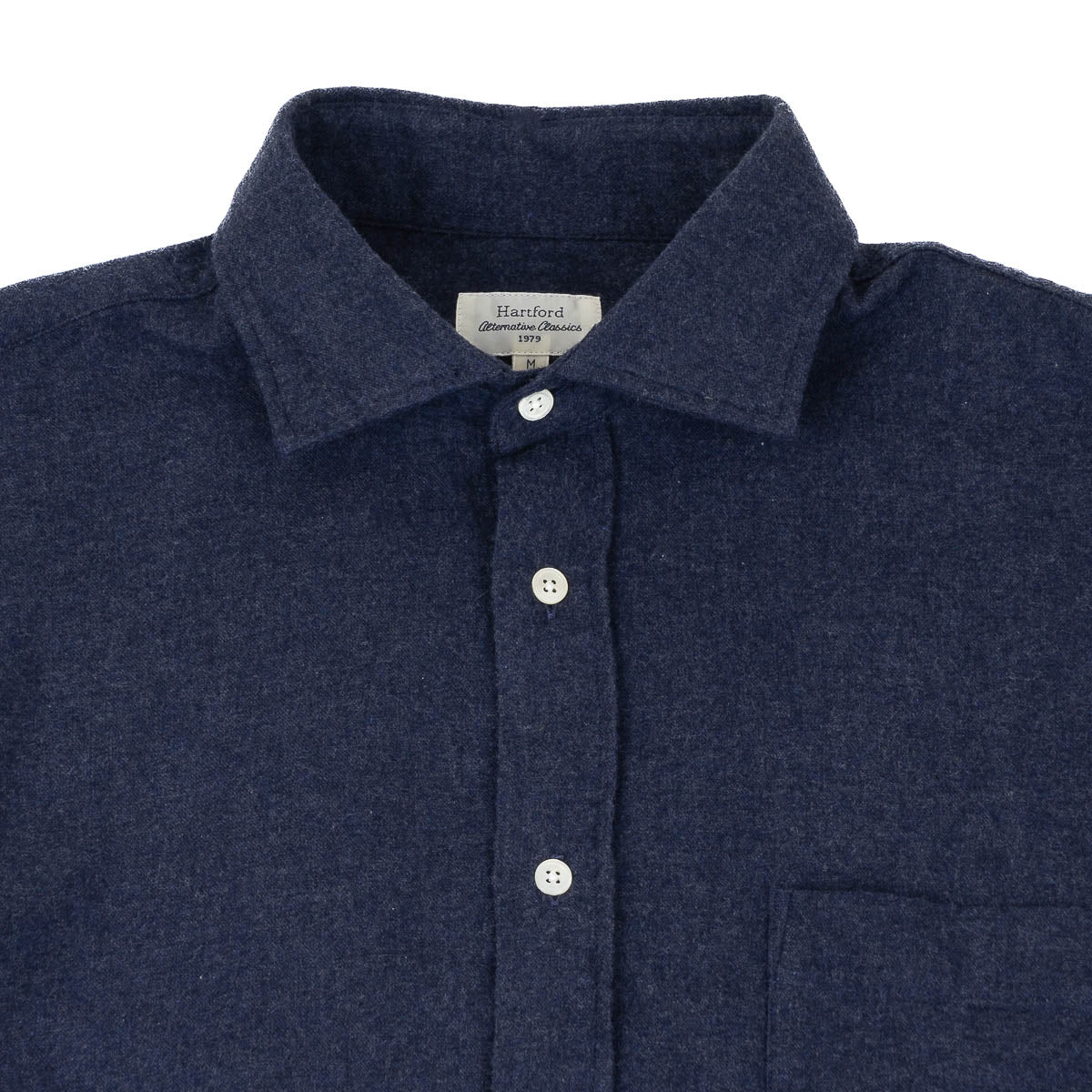 Paul Shirt 11014 - Navy Flannel (#01)