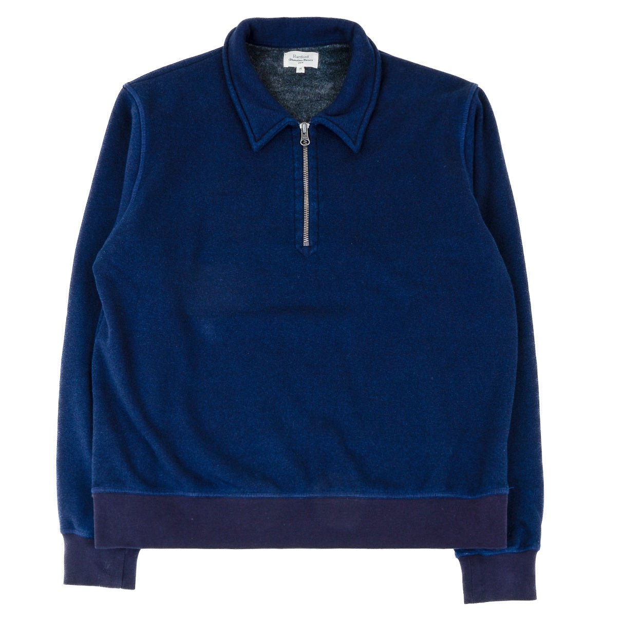 Polo Zipper Sweatshirt - Indigo