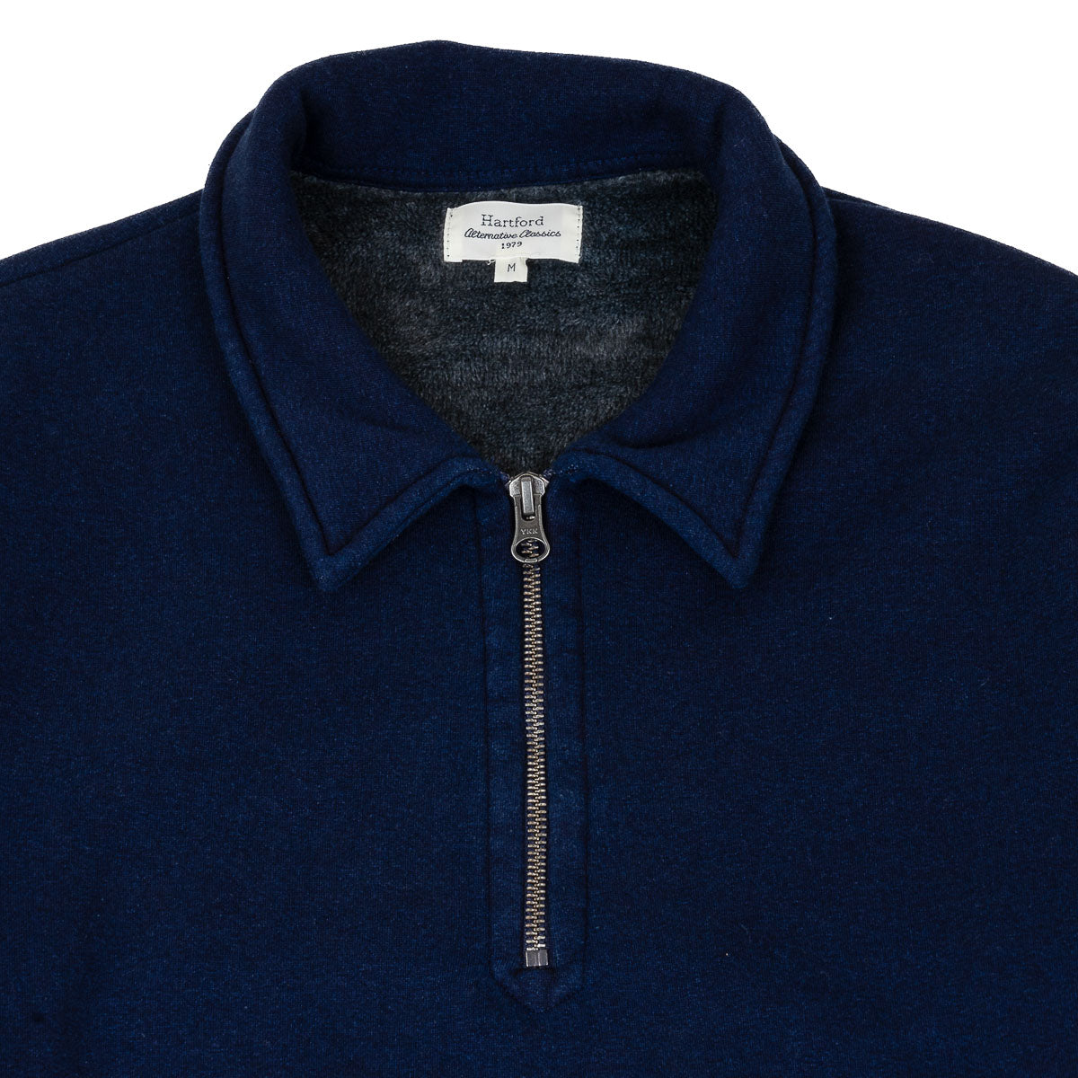 Polo Zipper Sweatshirt - Indigo