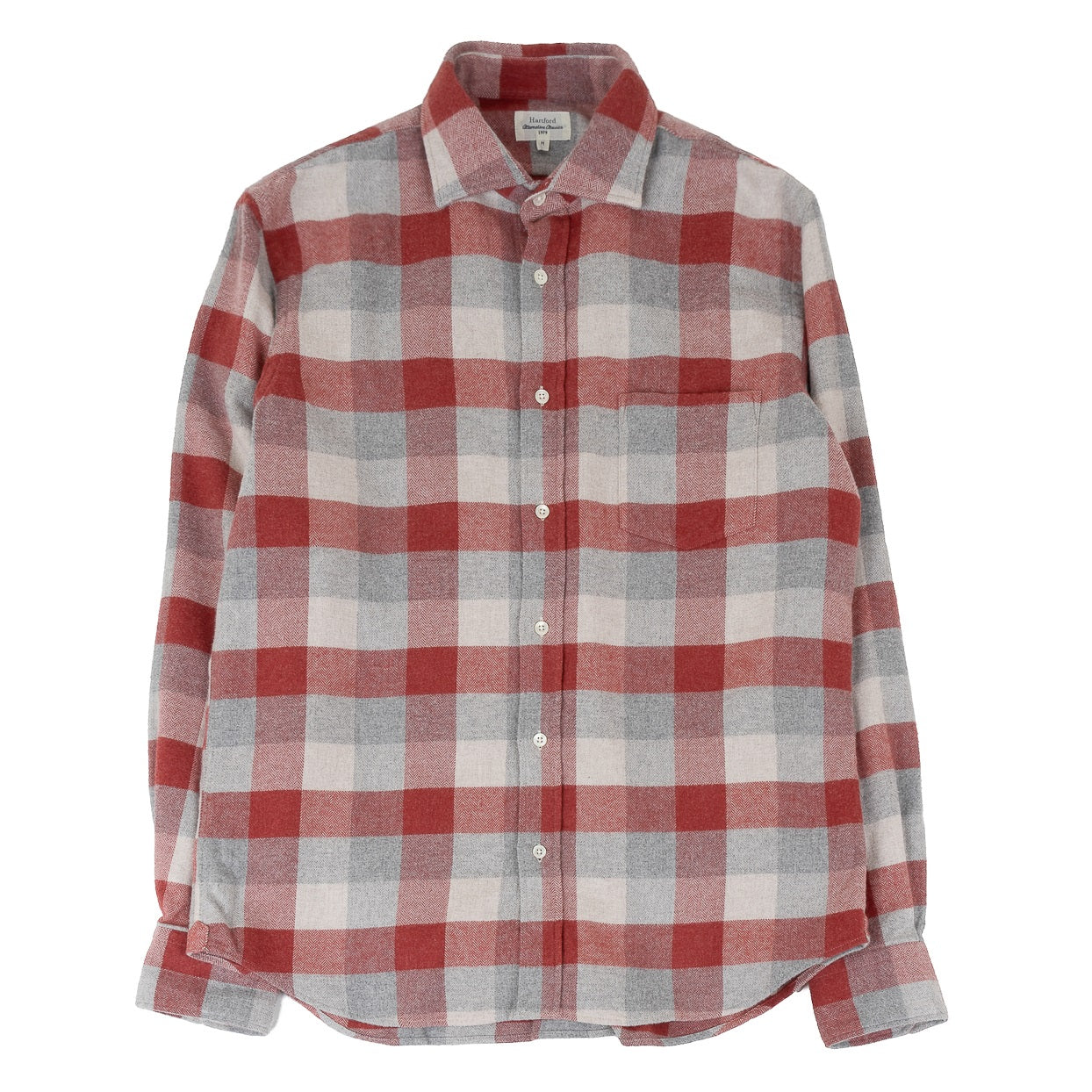 Paul Shirt 11020 - Red/Natural Flannel (#02)