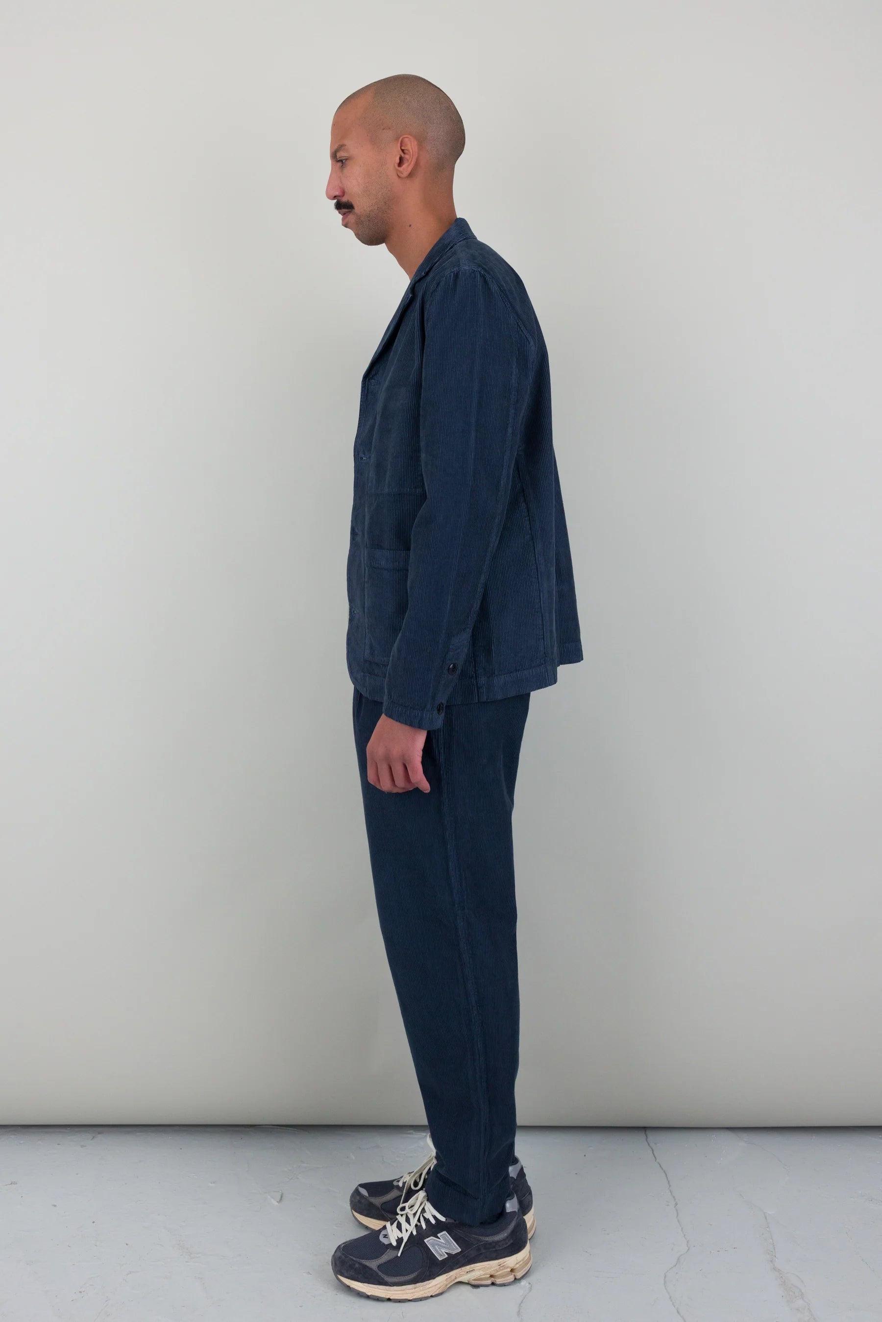 Patch Jacket - Soft Blue Cord