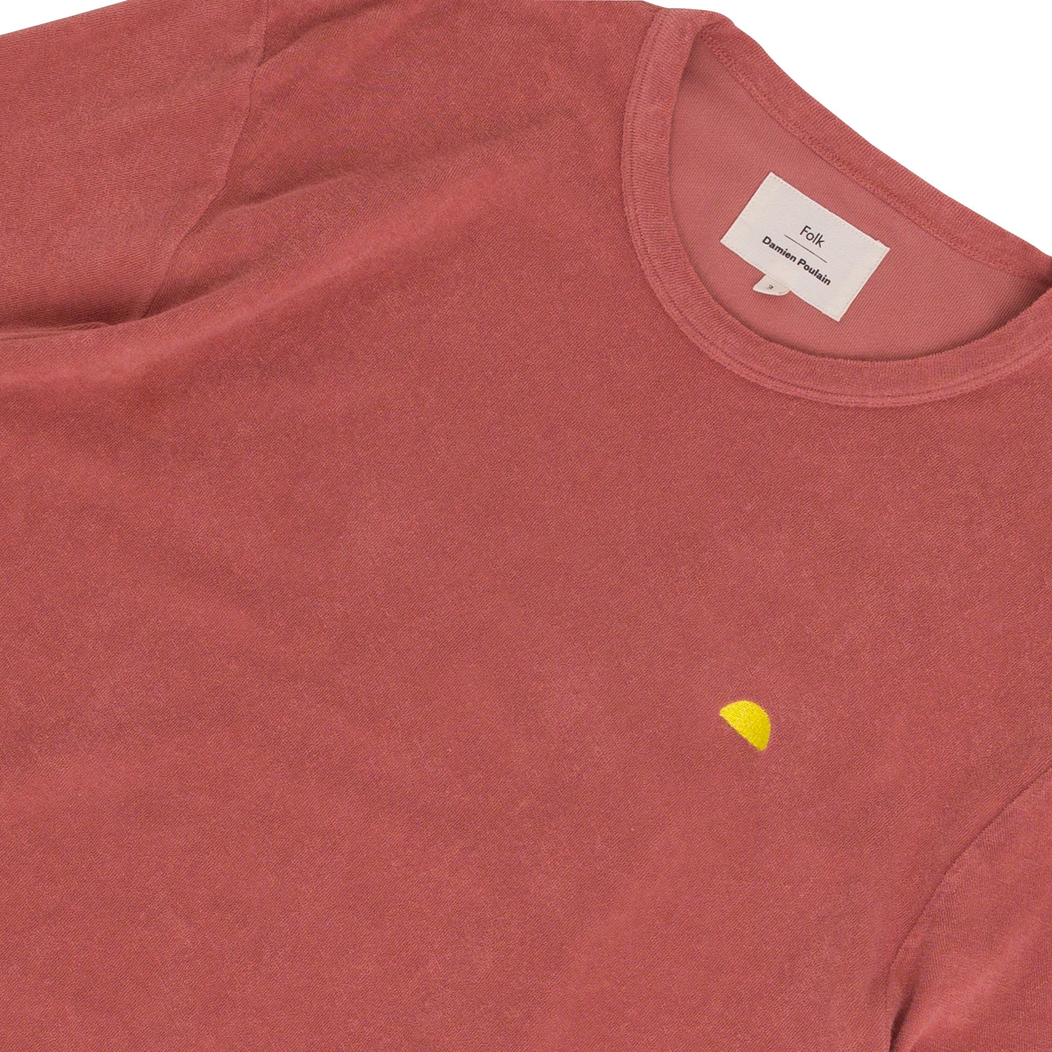 Relaxed Assembly Tee - Dark Coral Terry DP