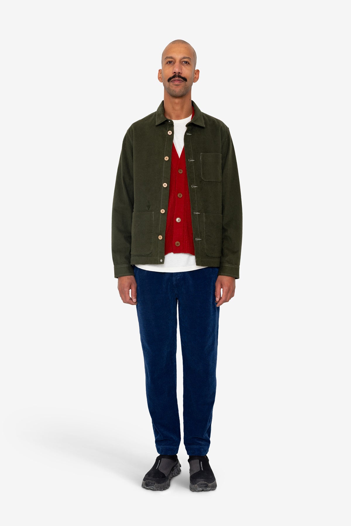 Assembly Jacket - Dark Olive Moleskin
