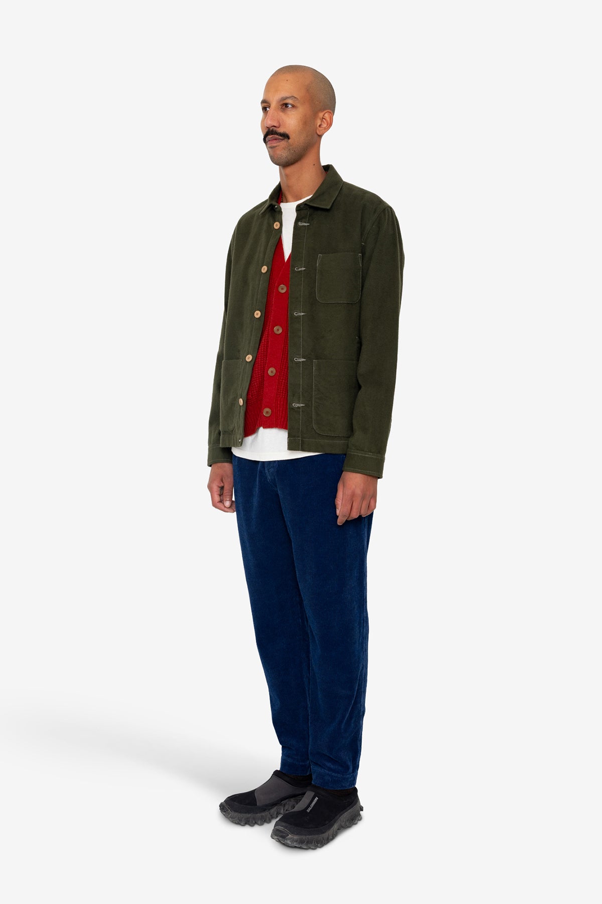 Assembly Jacket - Dark Olive Moleskin