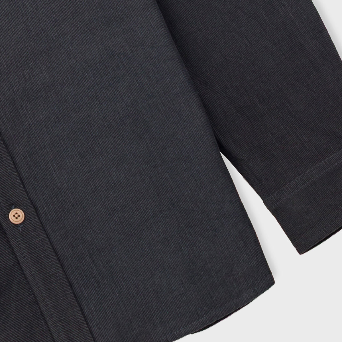 Direction Babycord Shirt - Charcoal
