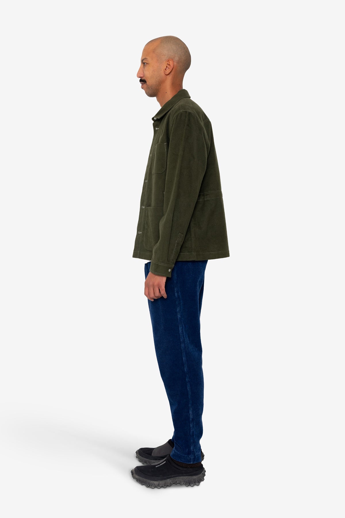 Assembly Jacket - Dark Olive Moleskin