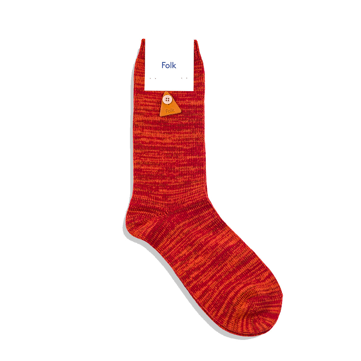Melange Sock - Crimson Mix