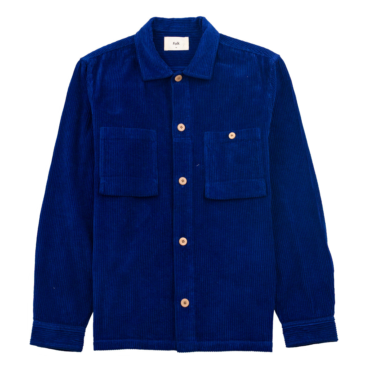 Patch Overshirt - Rich Navy Chunky Cord