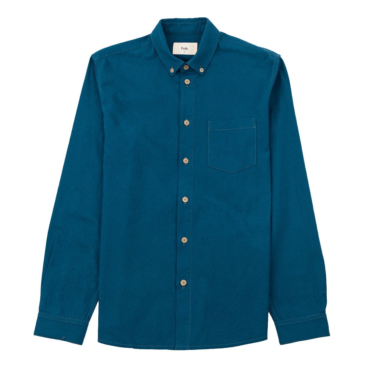 Relaxed Fit Shirt - Storm Blue Flannel