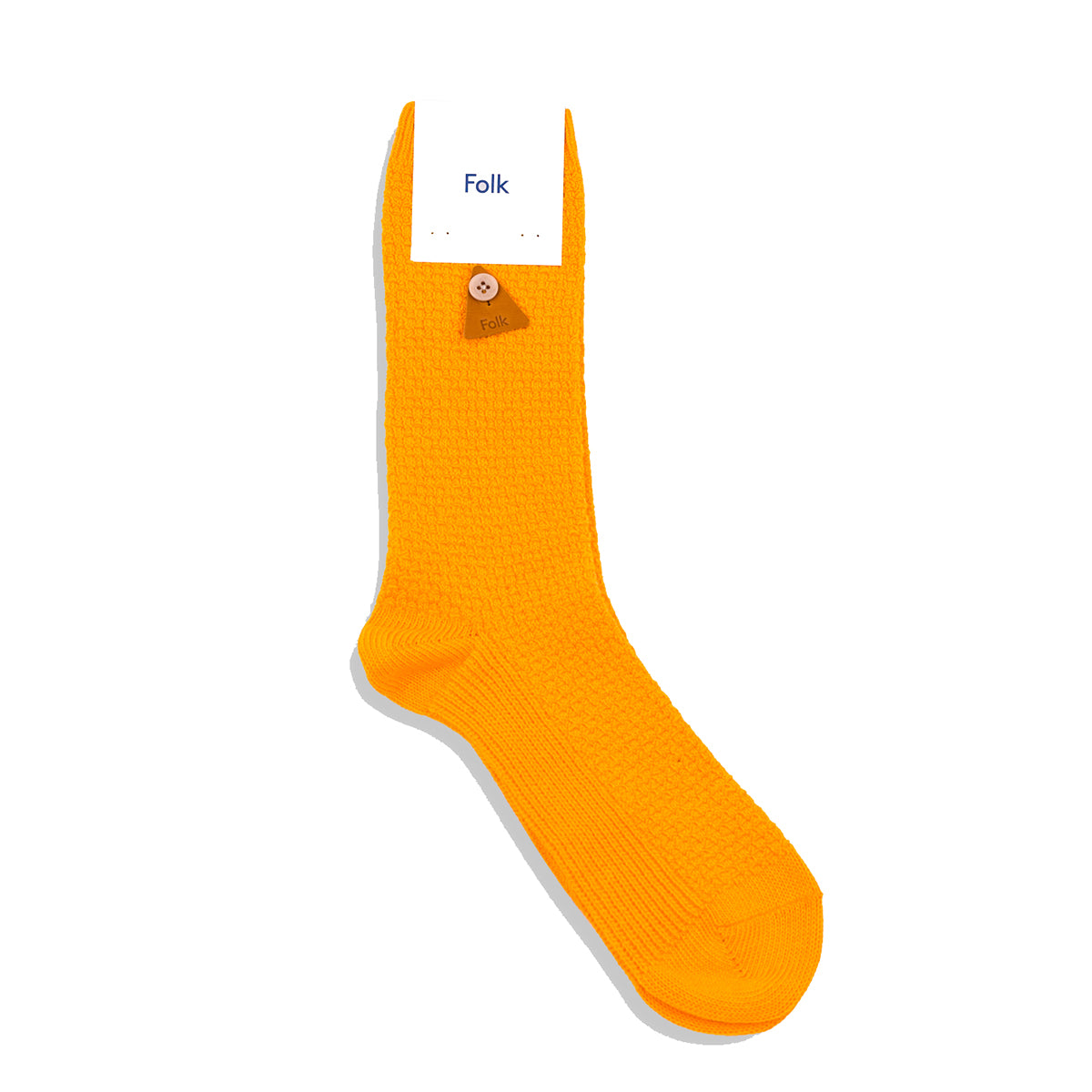 Waffle Sock - Pumpkin
