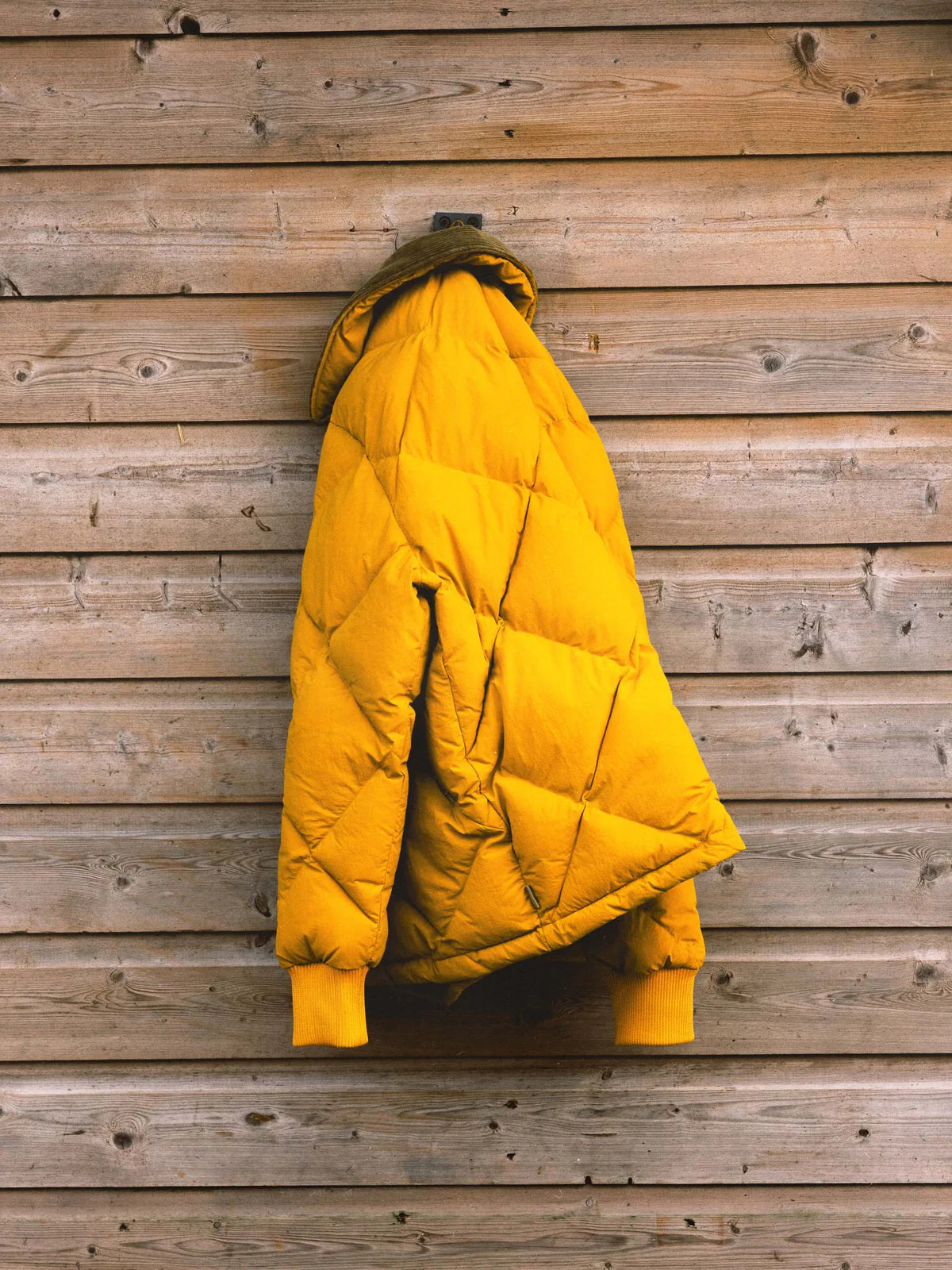 Dunbar Padded Jacket - Yellow Recycled Nylon