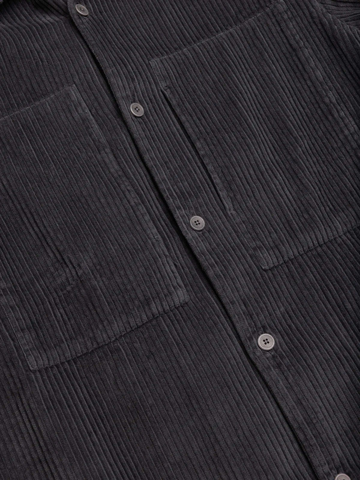 Durno Overshirt - Charcoal 5W Corduroy