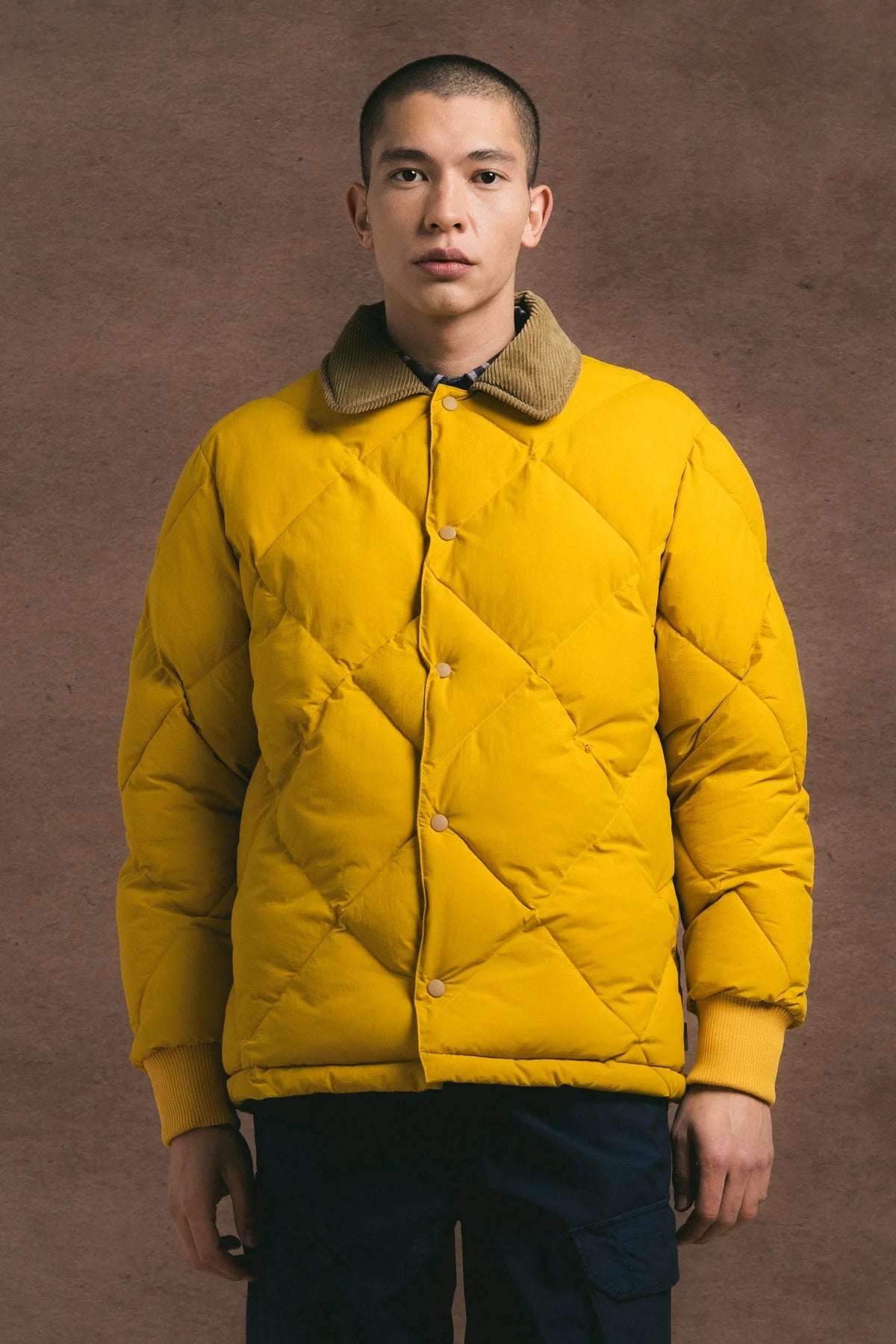 Dunbar Padded Jacket - Yellow Recycled Nylon