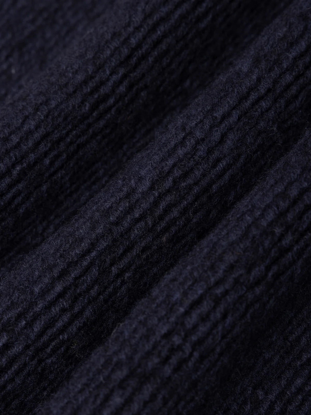 Dreghorn Fleece - Navy Ribbed Fleece