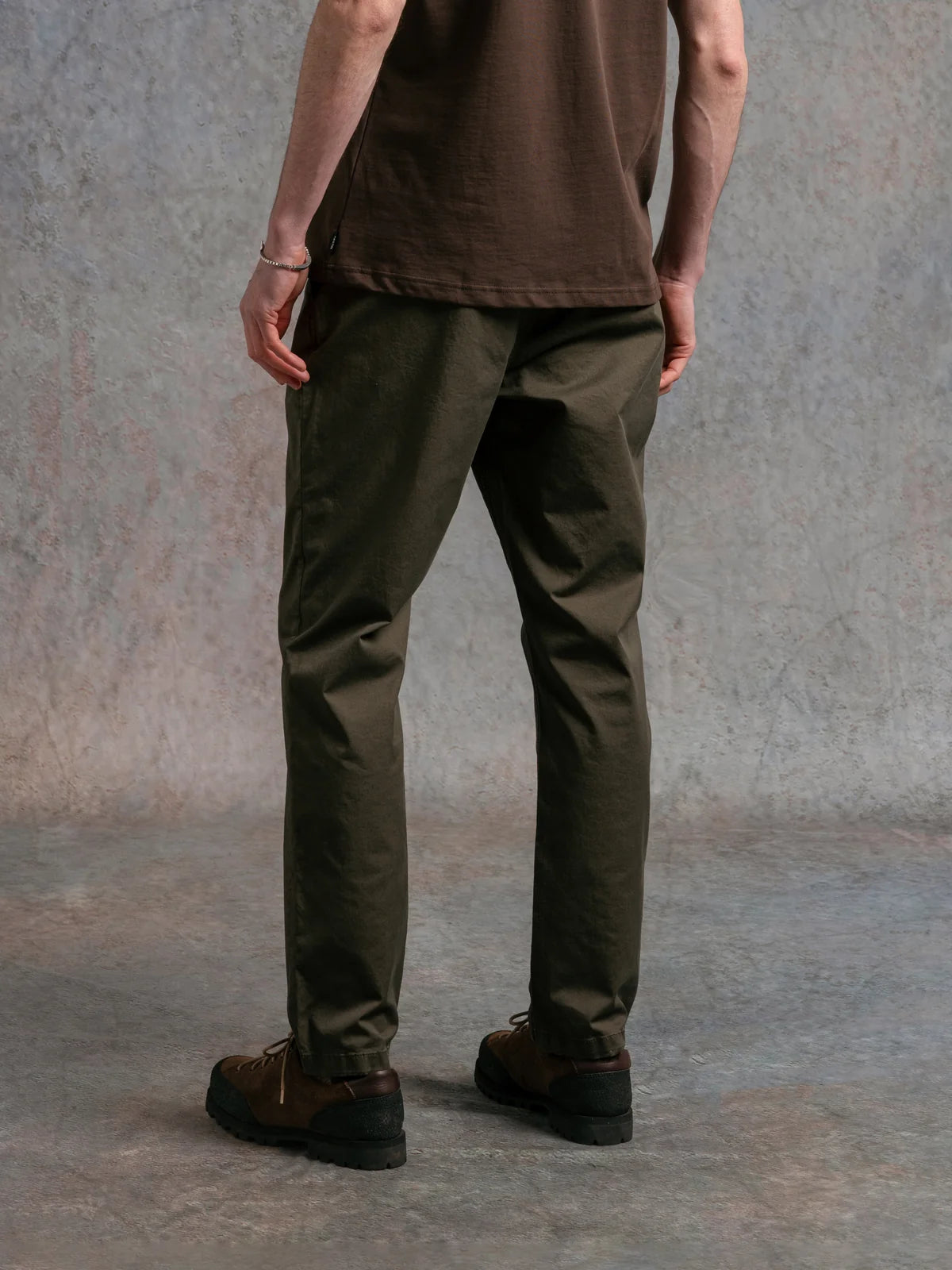 Inverness Trouser - Dark Olive Cotton Twill