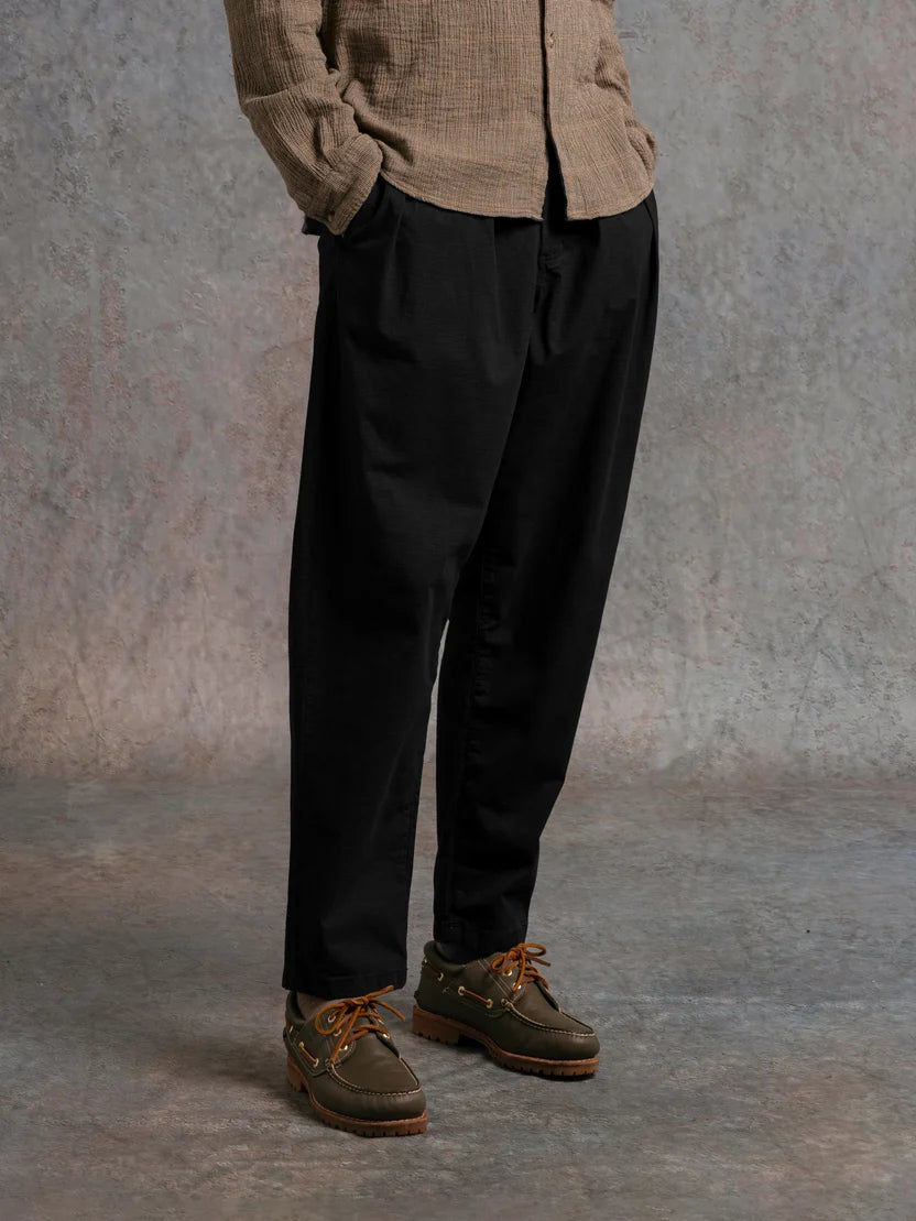 Clyde Pant - Black Cotton Ripstop