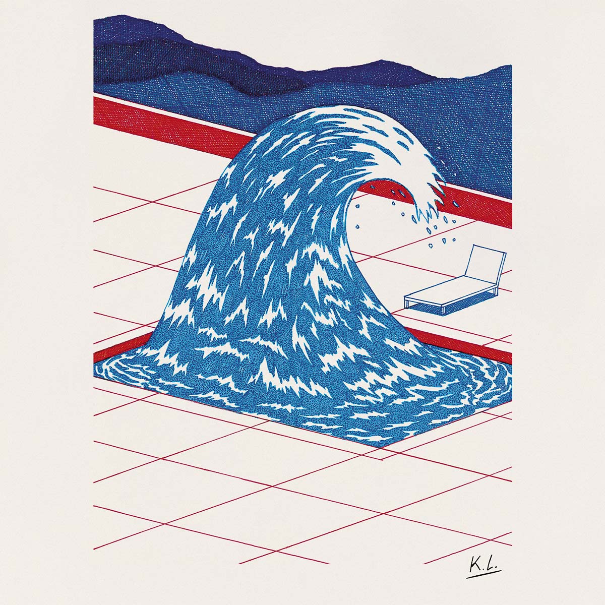 Pool Tee - Natural