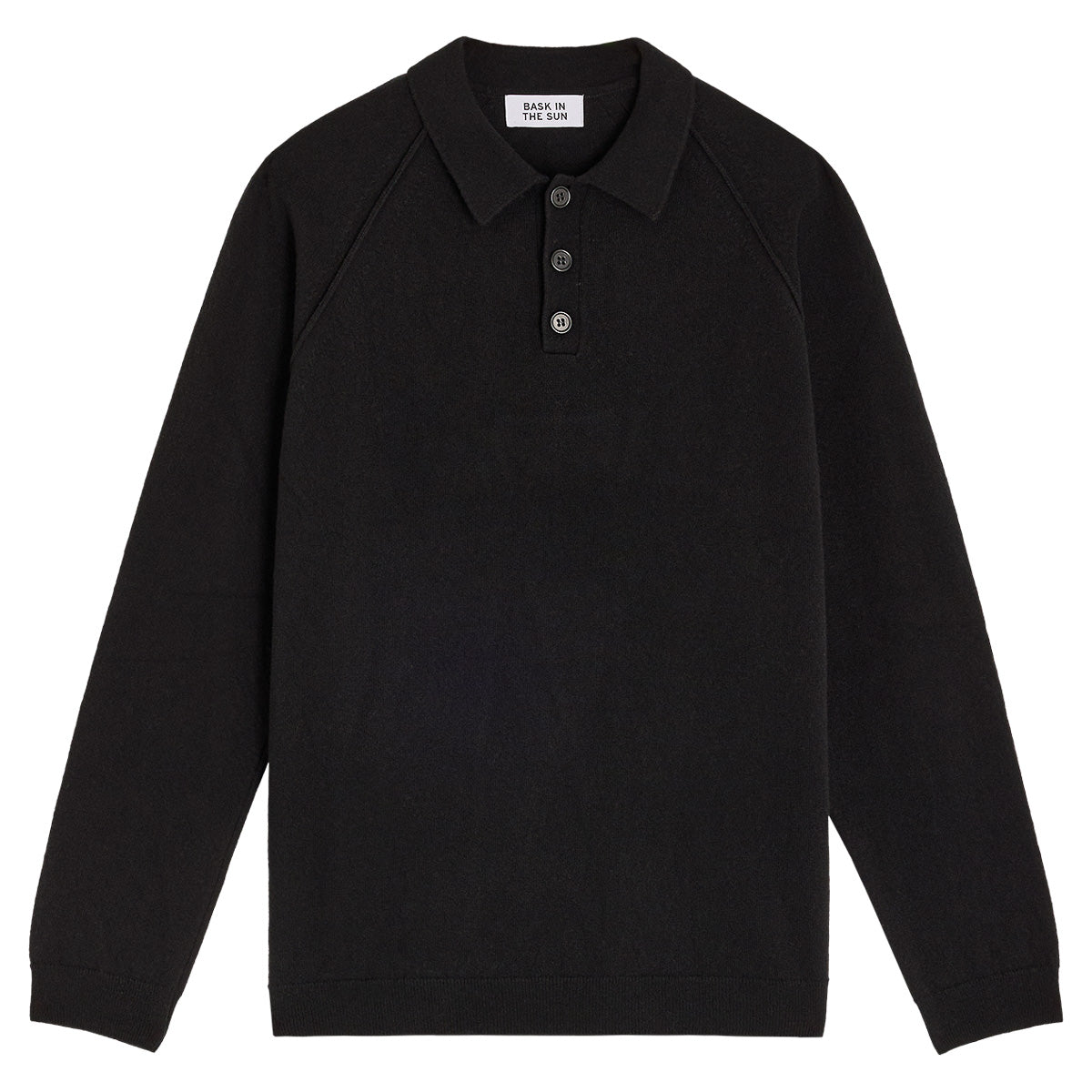 Austin Wool Polo - Black