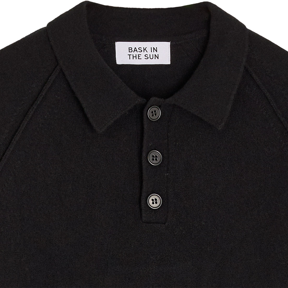 Austin Wool Polo - Black