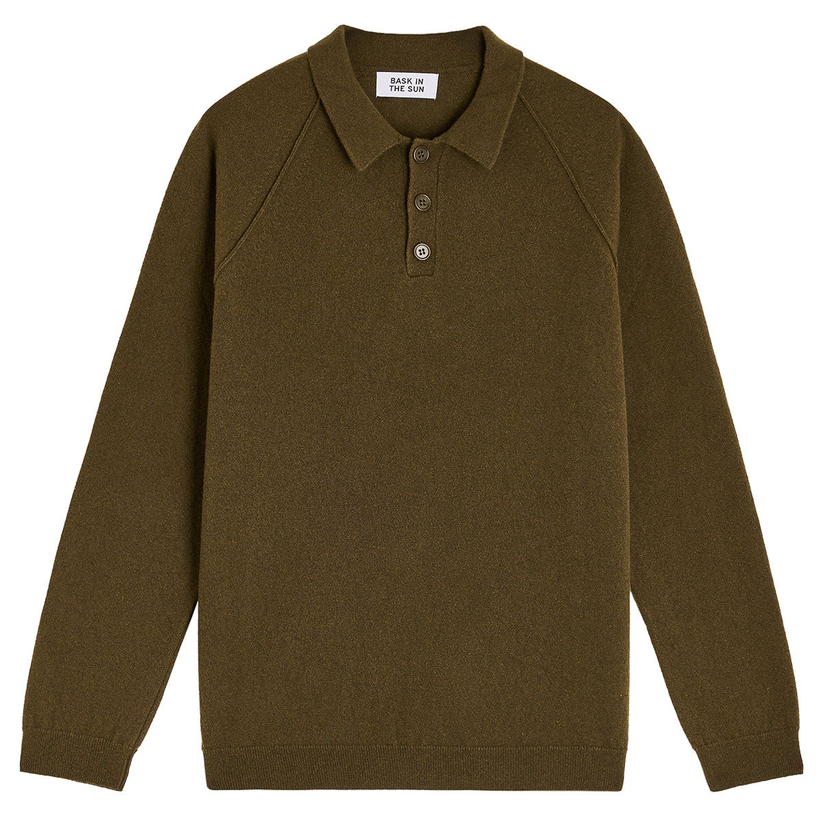 Austin Wool Polo - Olive