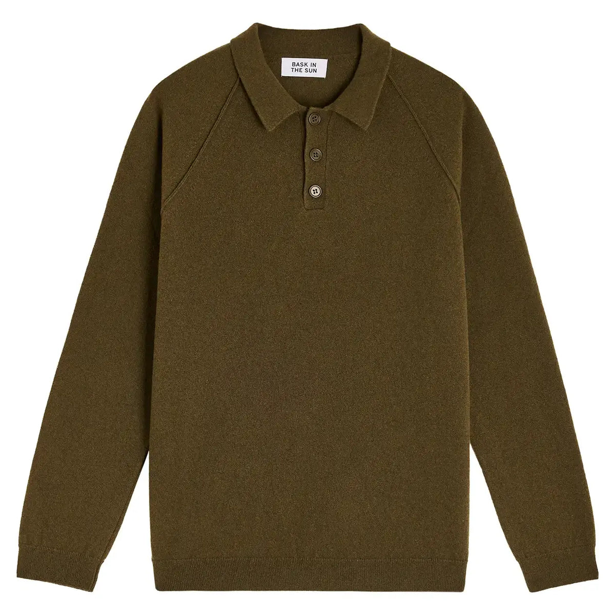 Austin Polo - Moss Merino Wool