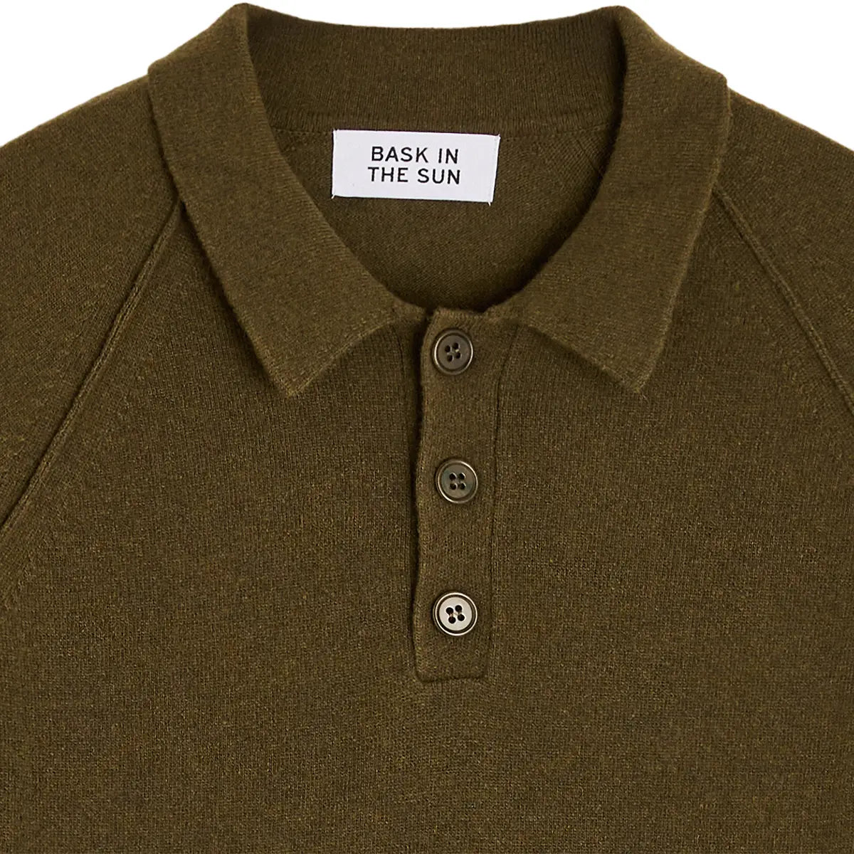Austin Polo - Moss Merino Wool