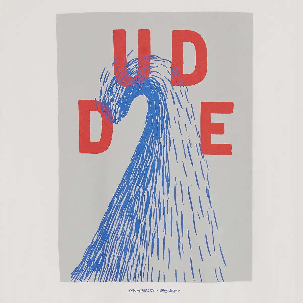 Dude Relaxed T-Shirt - Blue
