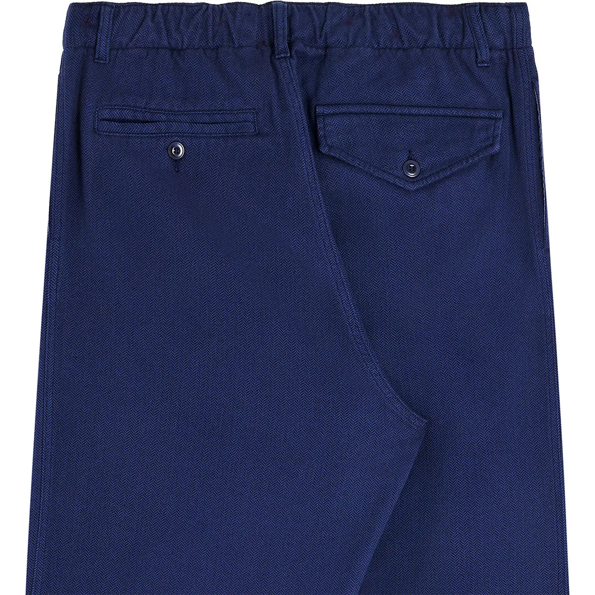 Pablo Pant - Navy Herringbone