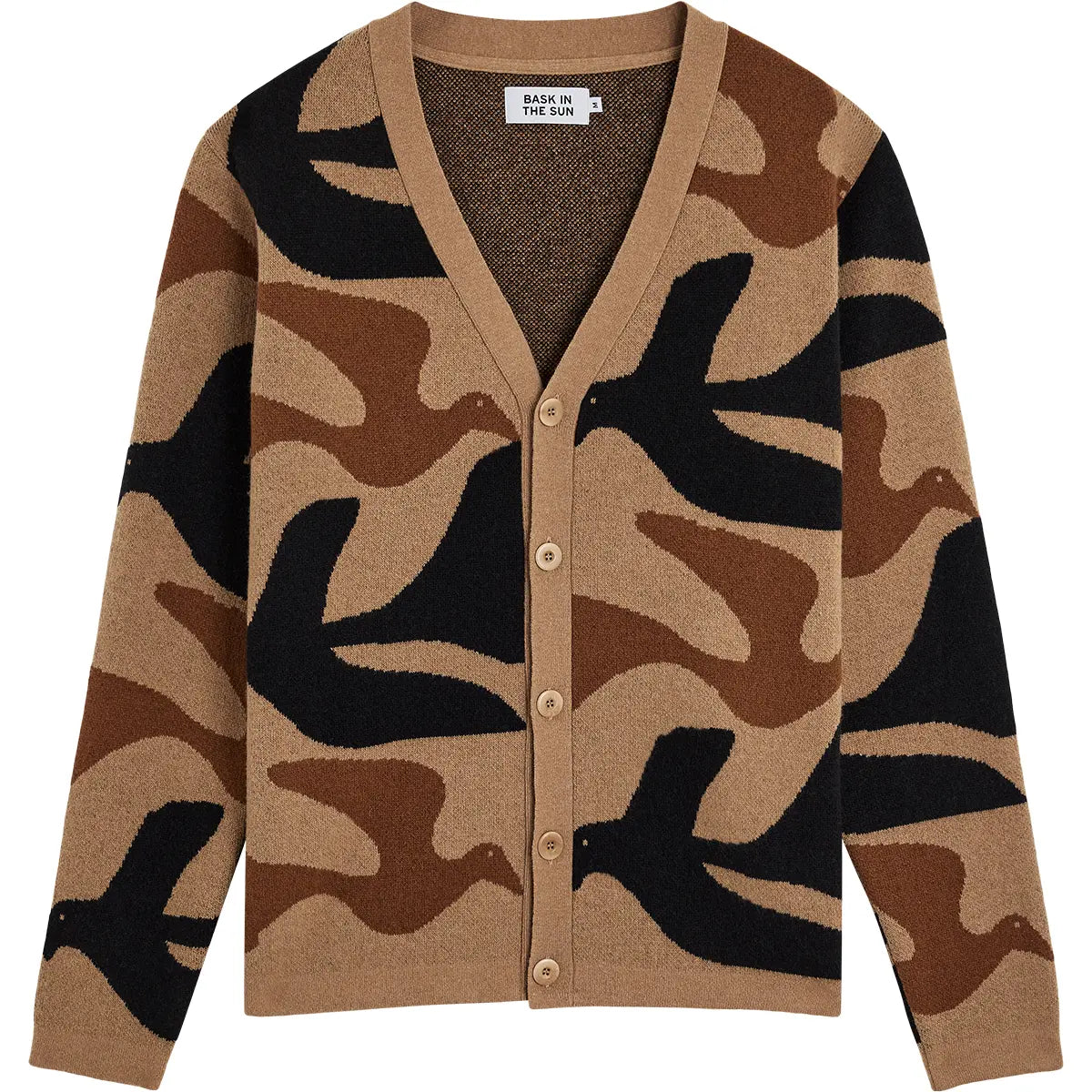 Peace Wool Cardigan - Nuts