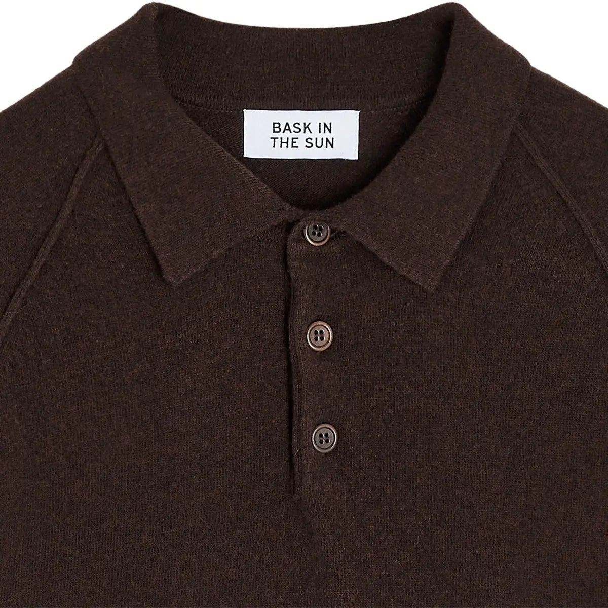 Austin Polo - Chocolate Merino Wool