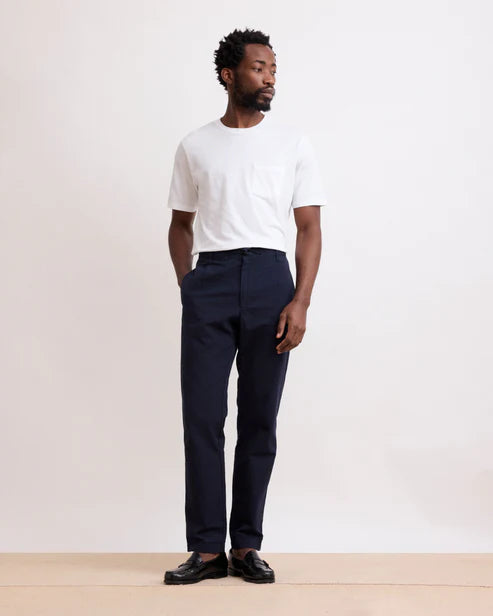 Tanker Pants - Navy Seersucker