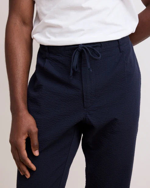 Tanker Pants - Navy Seersucker