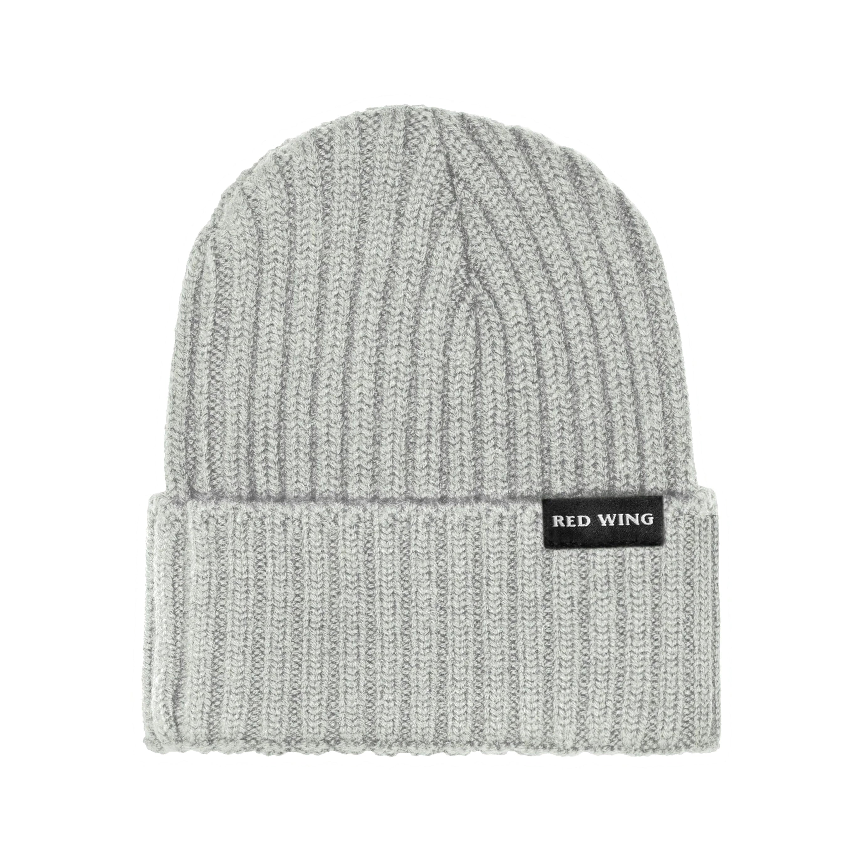 Shaniko Wool Knit Rib Beanie - Grey