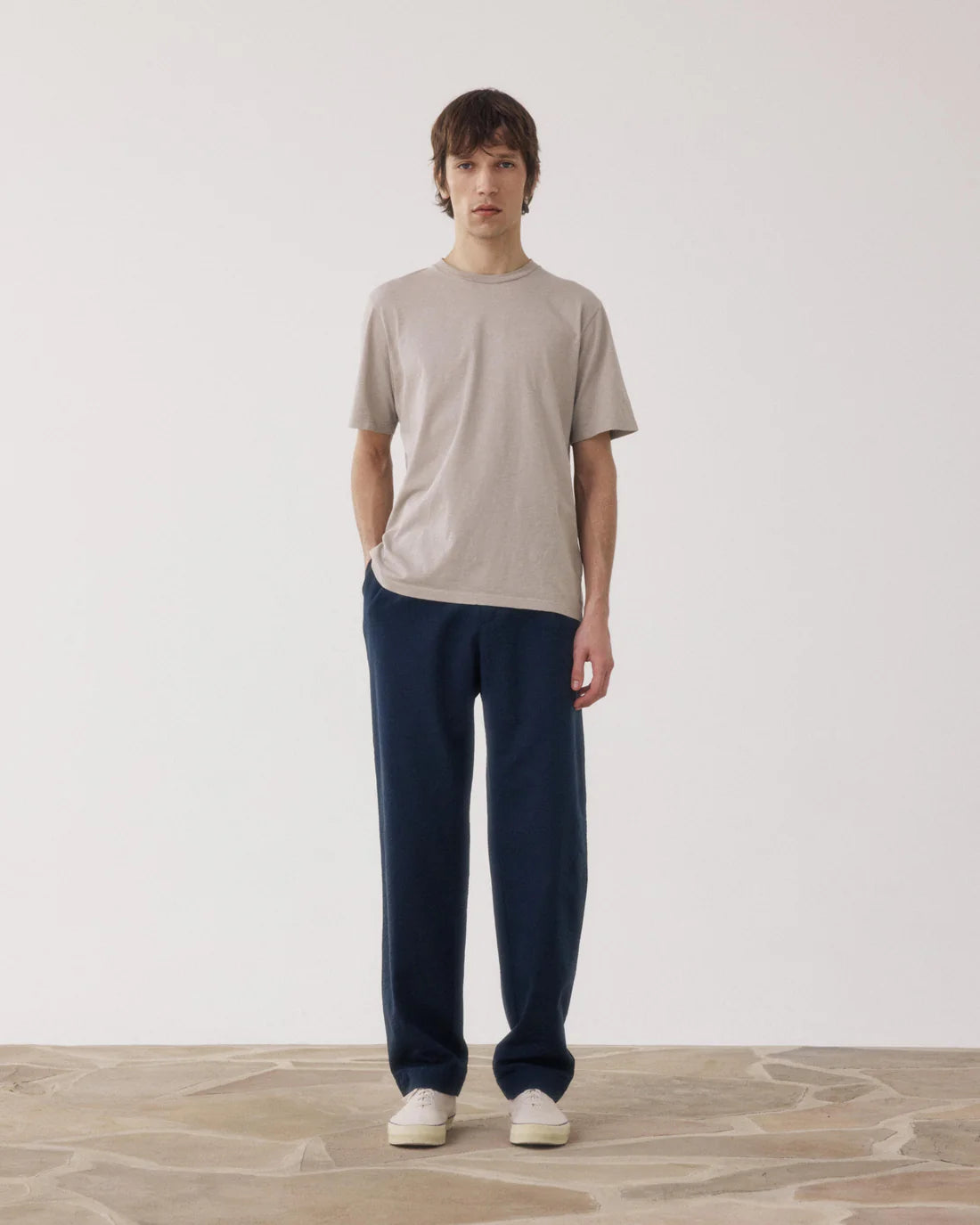 Task Trouser - Navy Seersucker 'Canete'