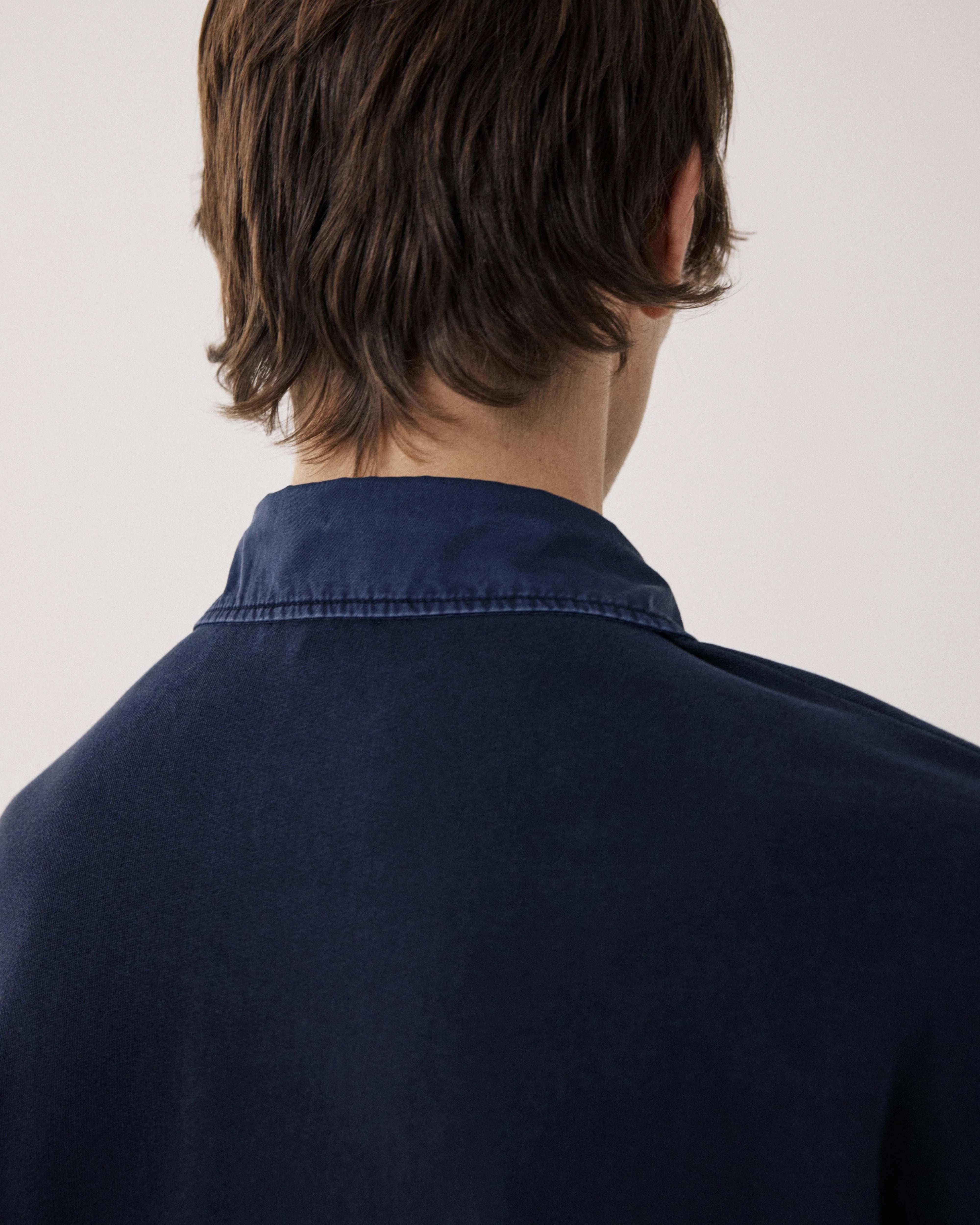Light Fleece Rugby Jersey - Marine Blue