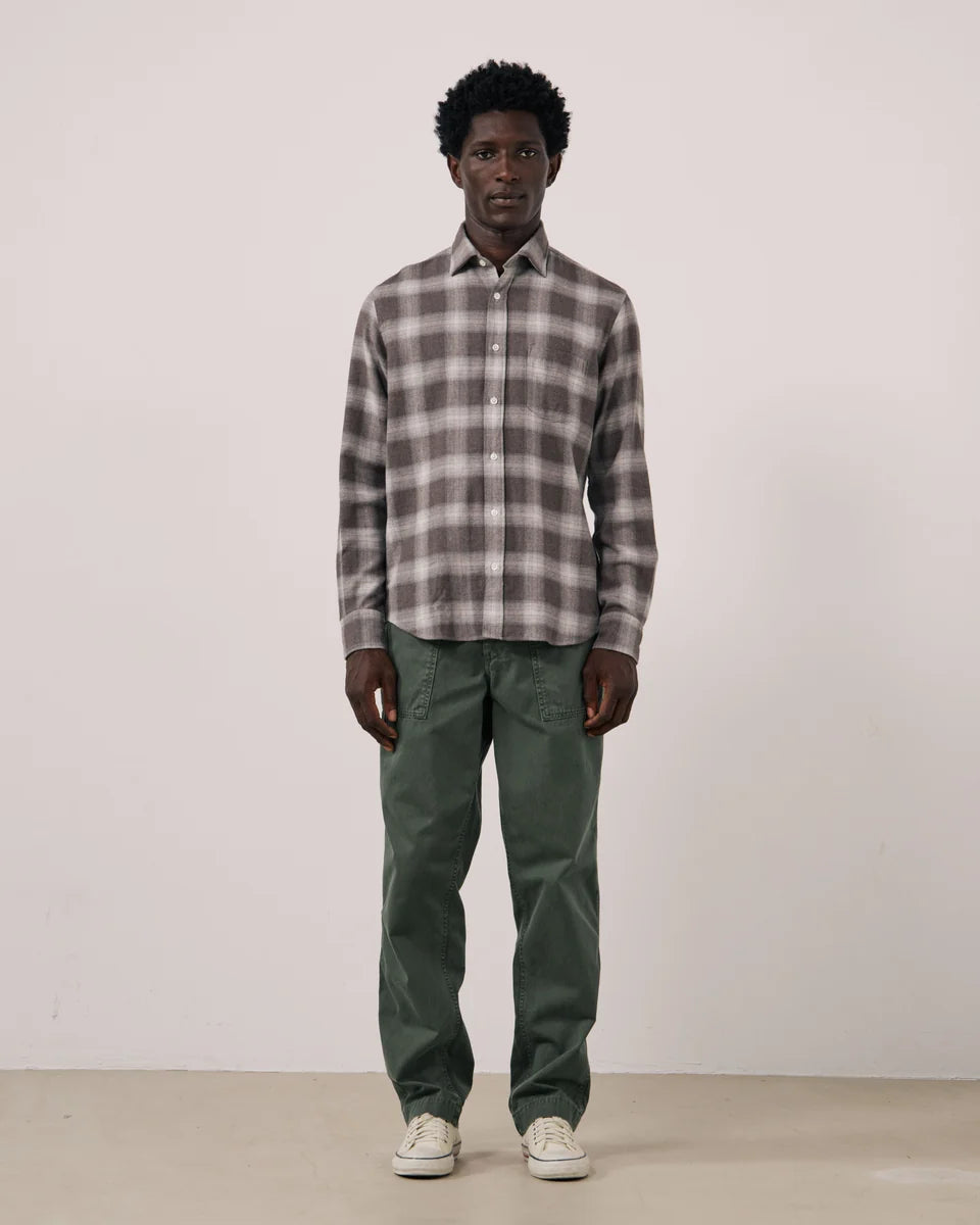 Paul Shirt 1026 - Brown Flannel (#02)